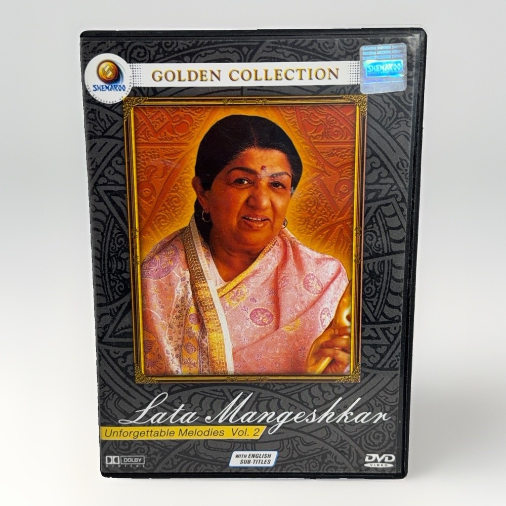 Golden Collection 2 Lata Mangeshkar Unforgettable Melodies Bollywood Songs DVD